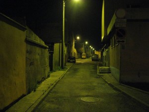 Wąska - noc - night - street - Turek - ulica - kino Tur - Wąska
